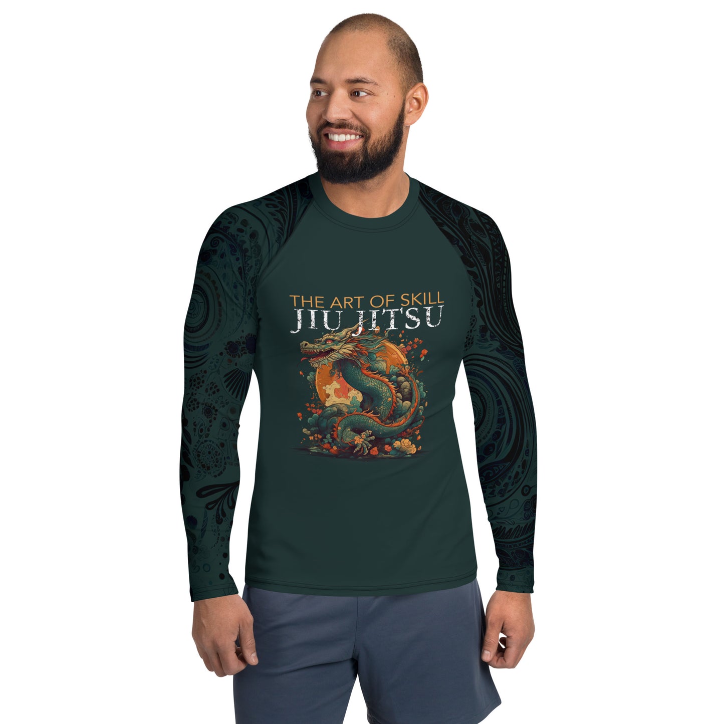 Green Dragon Men's Rash Guard