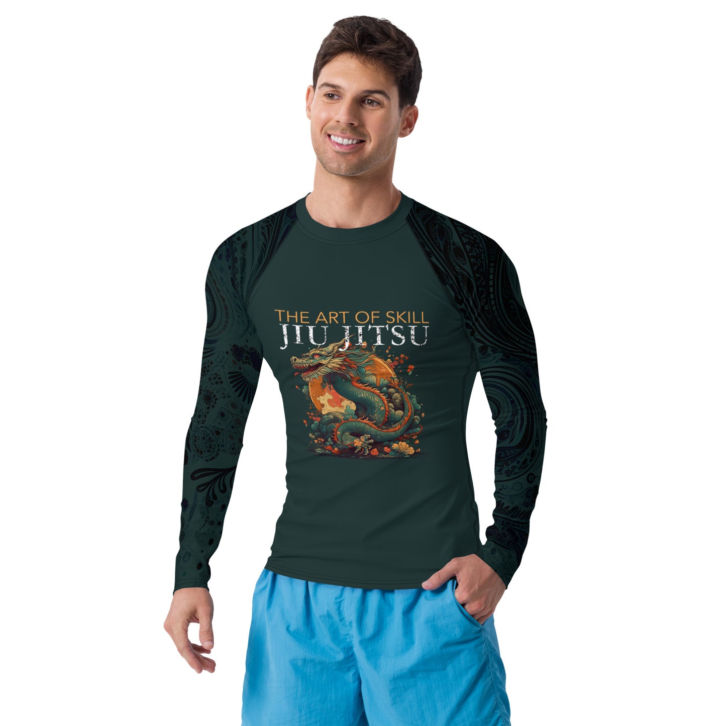 Green Dragon Men's Rash Guard