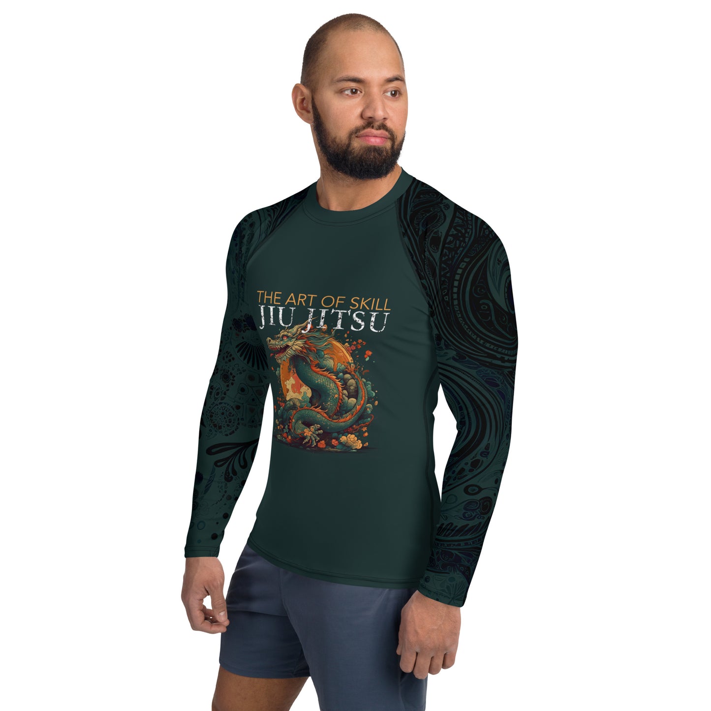 Green Dragon Men's Rash Guard