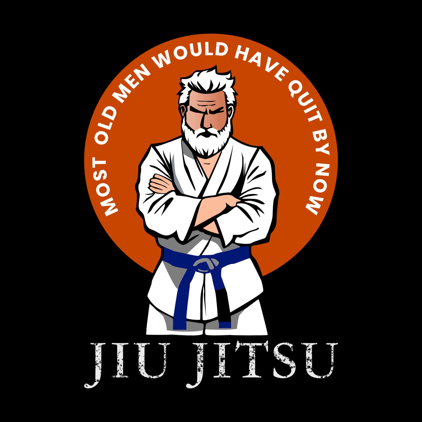 Old Men Don't Quit T-Shirt - Bluebelt