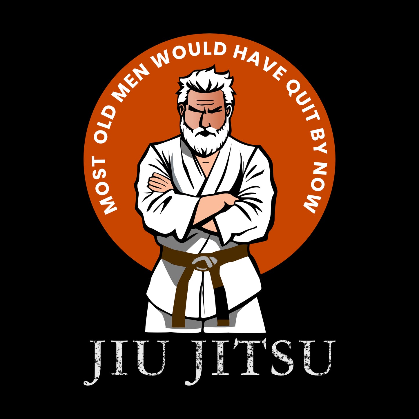 Old Men Don't Quit T-Shirt - Brownbelt