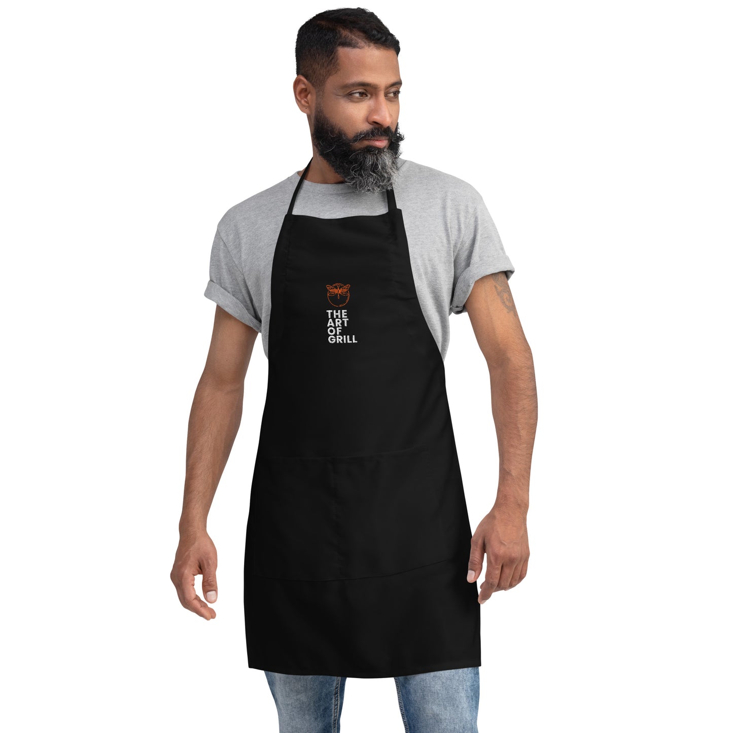 Art of GRILL Embroidered Apron